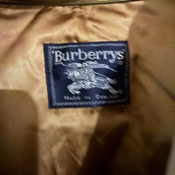 Burberry Tan Double-Breasted Trench Coat - Picture 7 of 8